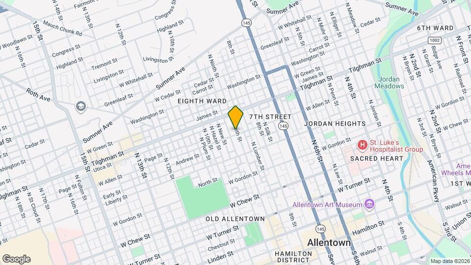 903 1/2 W Allen St Map and Location Details