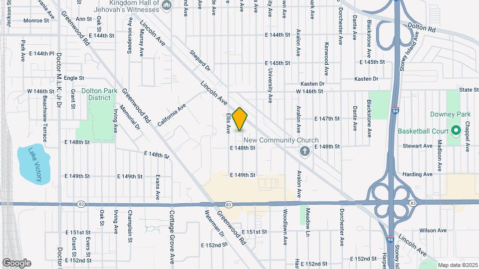 14724 Dobson Ave Map and Location Details