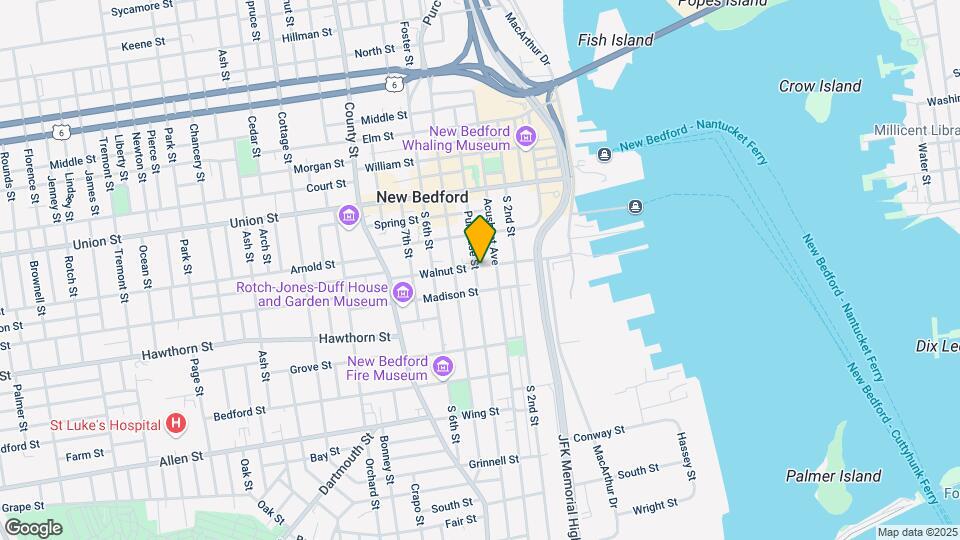 180 Walnut St Map and Location Details