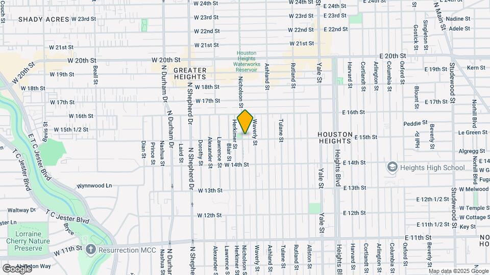 1502 Nicholson St Map and Location Details