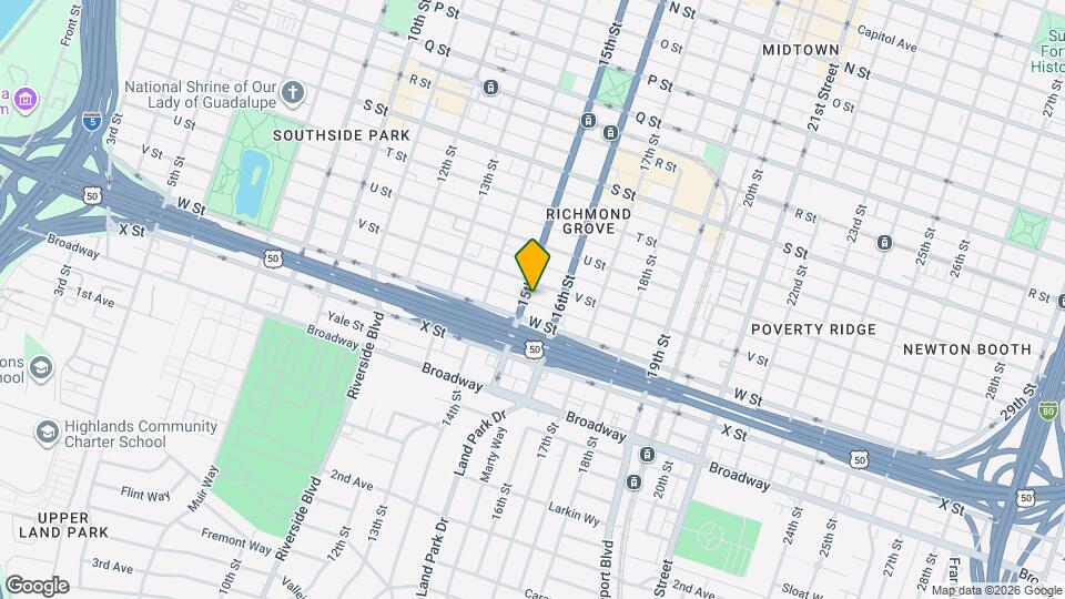 2215 15th St Map and Location Details