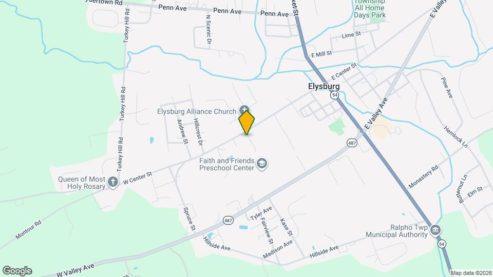 311 W Center St Map and Location Details