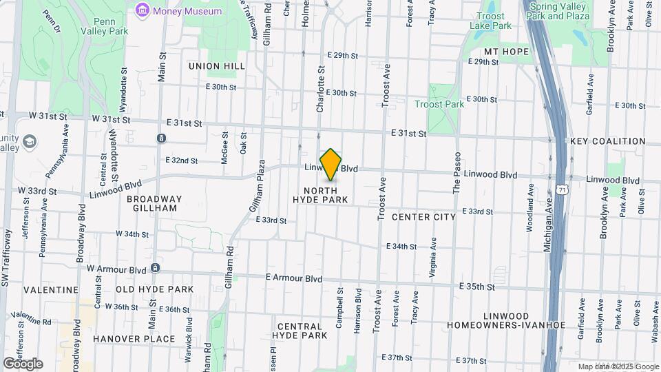 3226 Campbell St Map and Location Details
