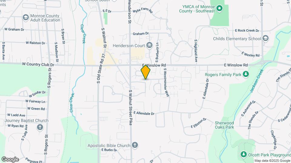 733 E Sherwood Hills Dr Map and Location Details