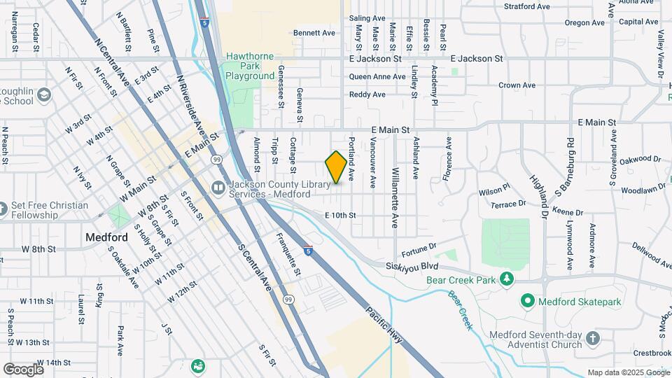 855 E 9th St Map and Location Details