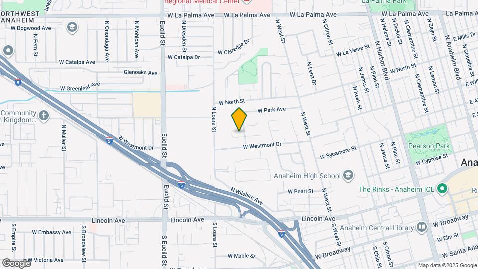 1459 W James Way Map and Location Details