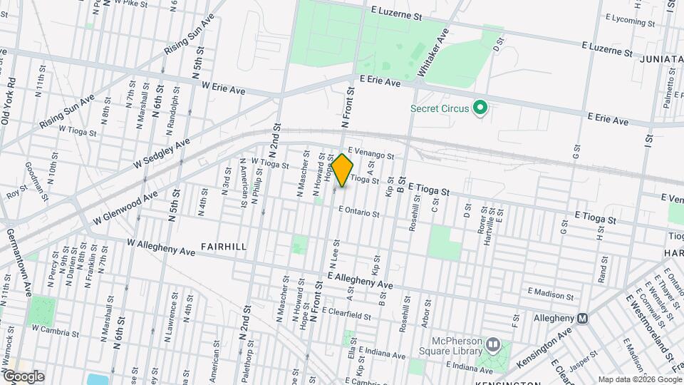 3430 N Lee St Map and Location Details