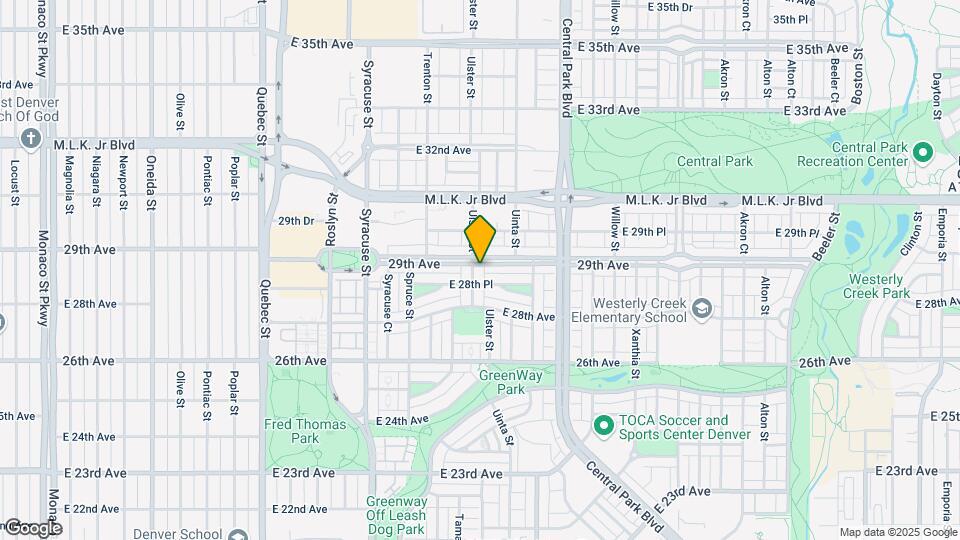 2817 Ulster St Mapa y Detalles de la Ubicación