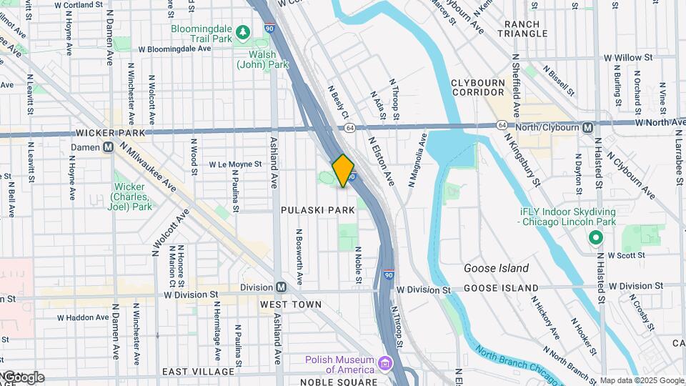 1423 N Cleaver St, Unit 1 F Map and Location Details