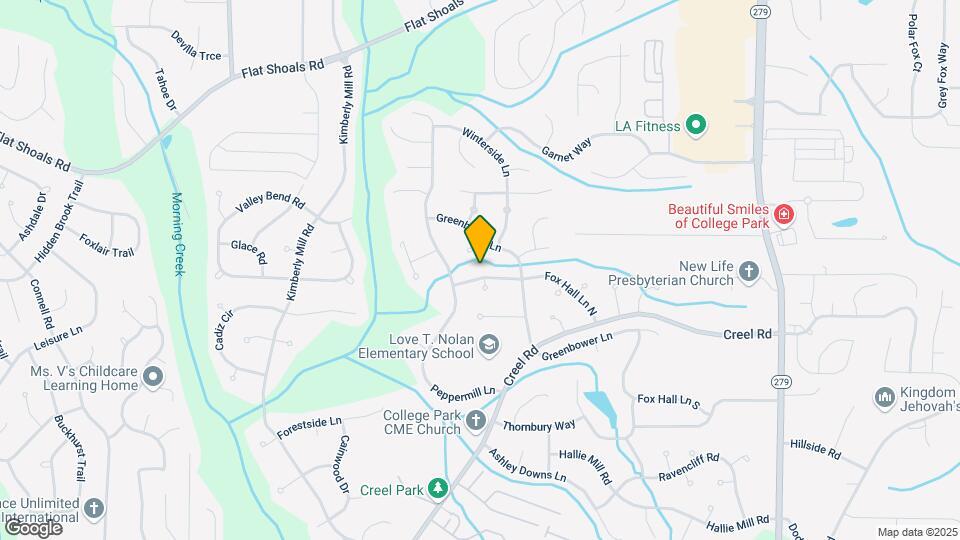 2815 Fox Hall Ln N Map and Location Details
