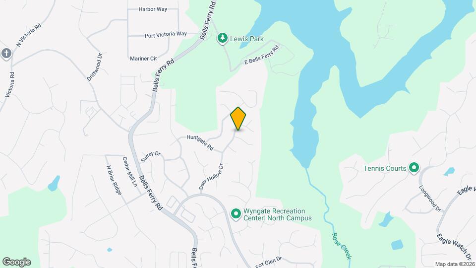 1040 Deer Hollow Dr Map and Location Details