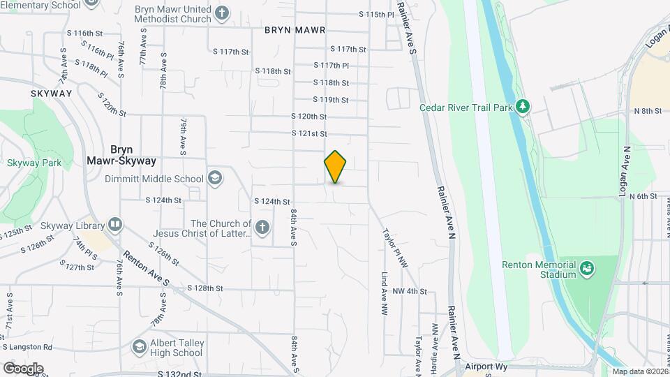 8510 S 124th St Map and Location Details