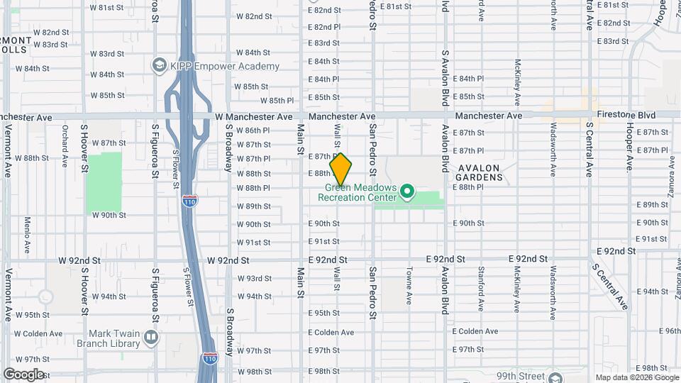 204 E 88th Pl Map and Location Details