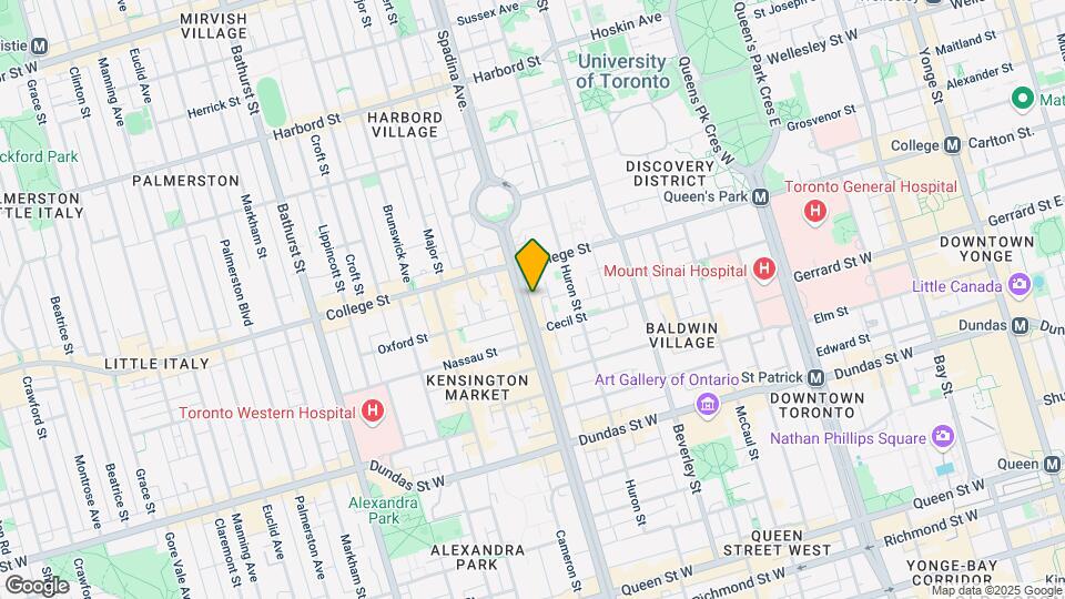 413-413 Spadina Ave. Map and Location Details