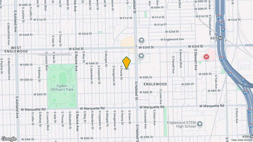 6430 S Green St Mapa y Detalles de la Ubicación