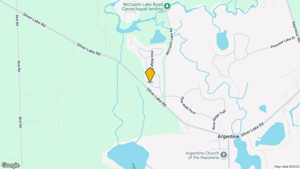 9383 Evergreen Dr Map and Location Details