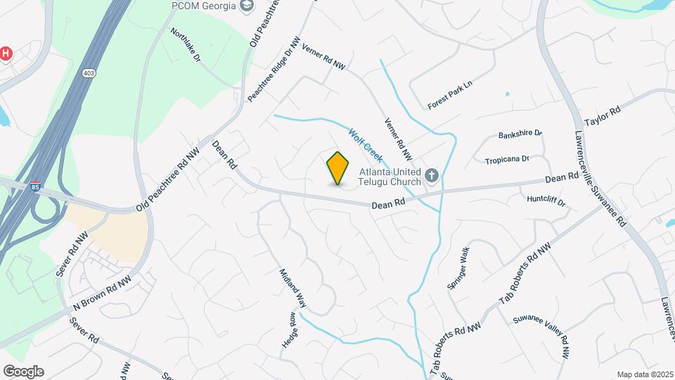 2300 Evergreen Ln Map and Location Details