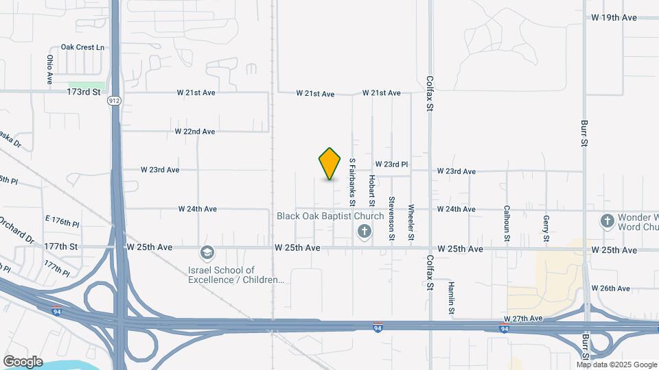 2338 Sherman St Map and Location Details