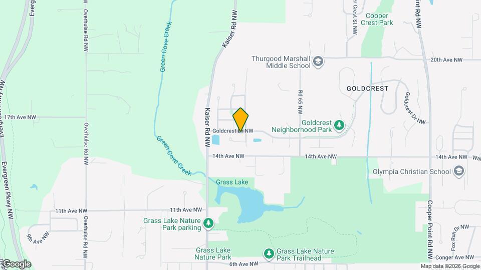 4407 Goldcrest Dr NW Mapa y Detalles de la Ubicación