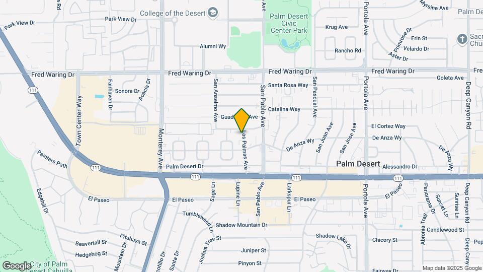 44625 Las Palmas Ave Map and Location Details