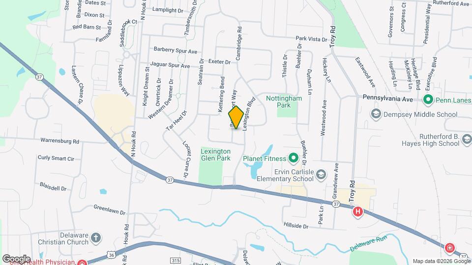 80 Bridgeport Way Map and Location Details