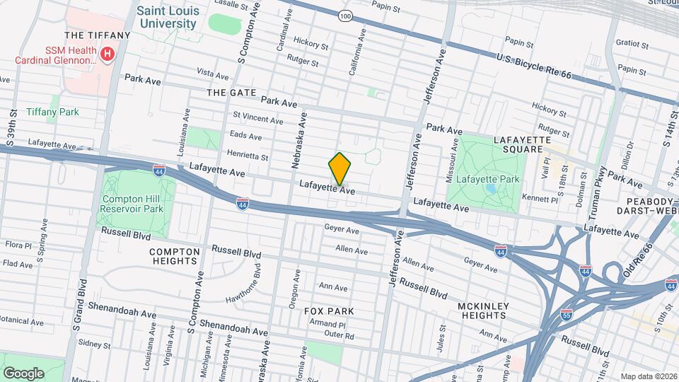 2744 Lafayette Ave Map and Location Details