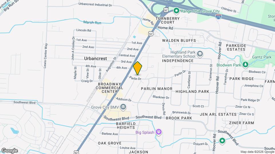Banner Property Management Map and Location Details