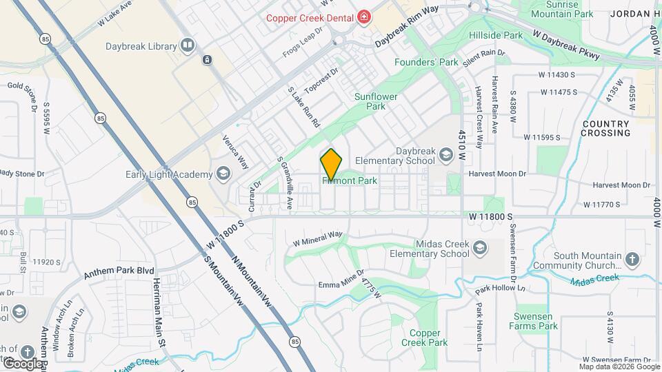 11718 S Lake Run Rd Map and Location Details