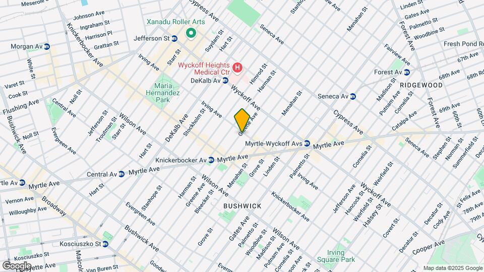 1399 Greene Ave-Unit -3B Map and Location Details