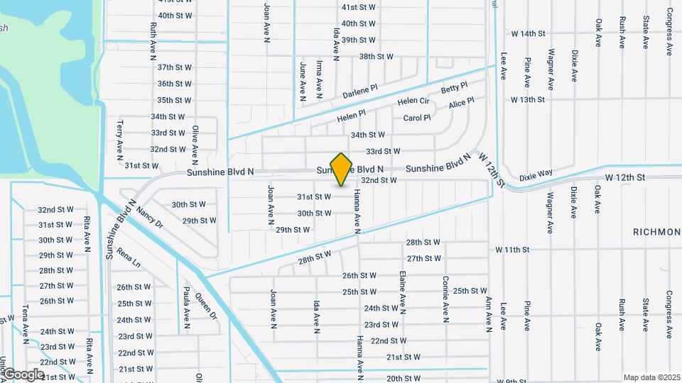 2806 31st St W Map and Location Details