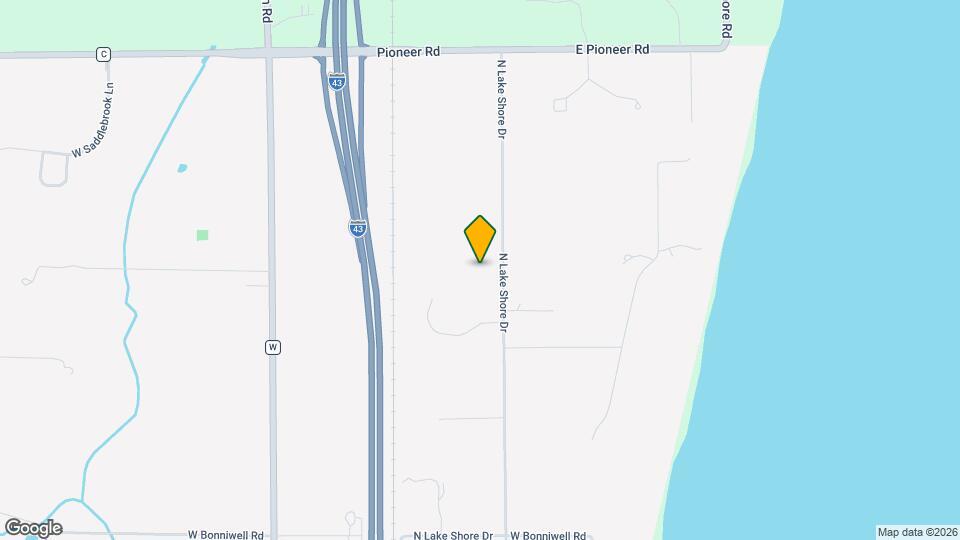 14141 N Lake Shore Dr Map and Location Details