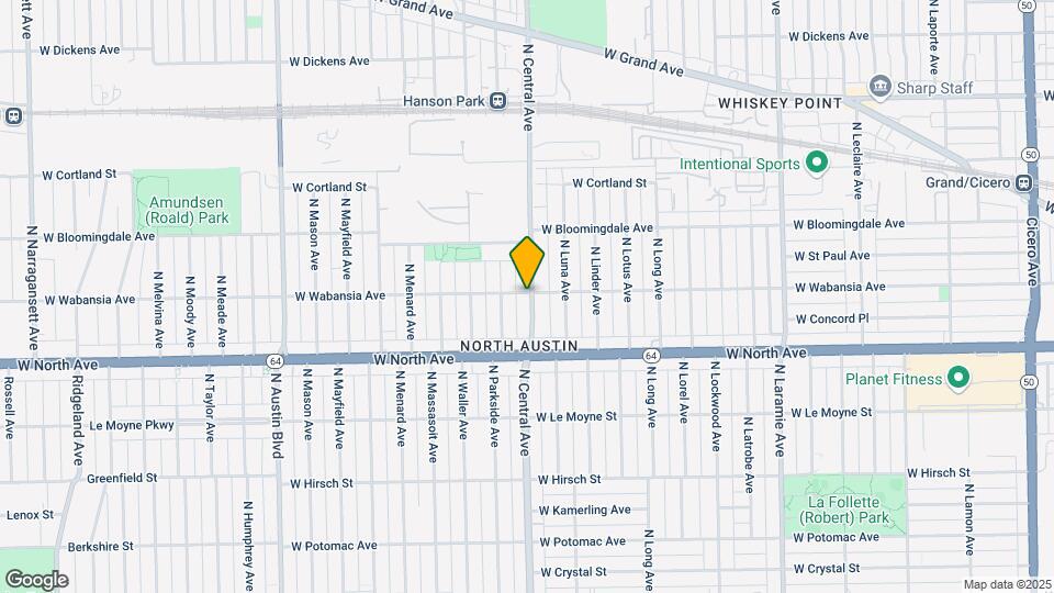 5601 W Wabansia St Map and Location Details