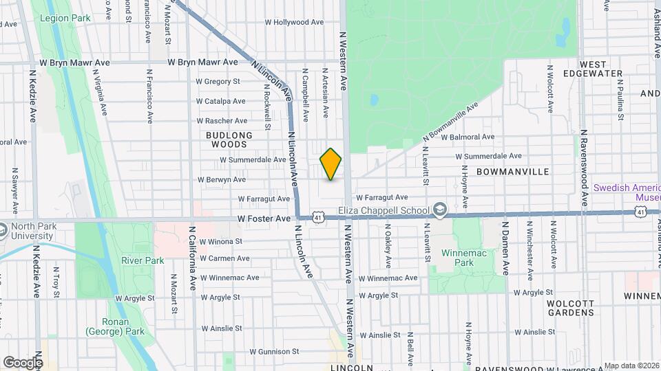 2425 W Berwyn Ave Map and Location Details