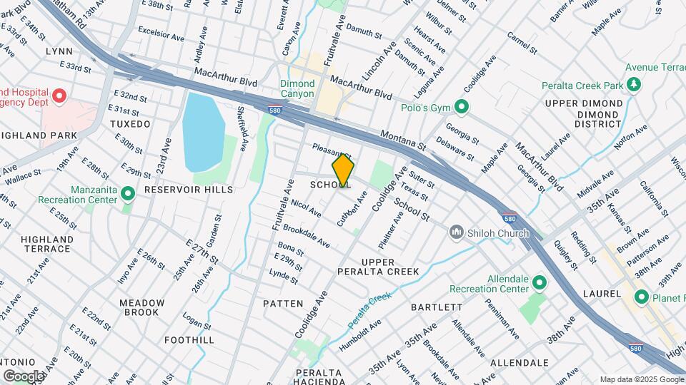 3078 Capp St Map and Location Details