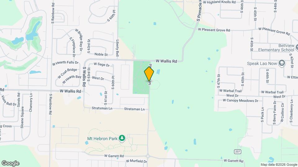 1261 Mount Hebron Rd Map and Location Details