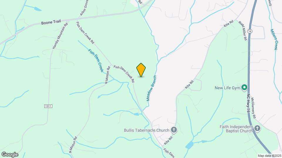 761 Fish Dam Creek Rd Map and Location Details