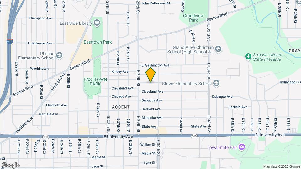 2935 Indianapolis Ave Map and Location Details