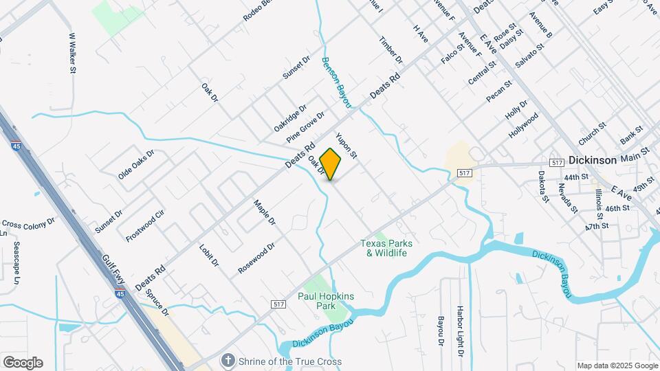3310 Oak Dr Map and Location Details