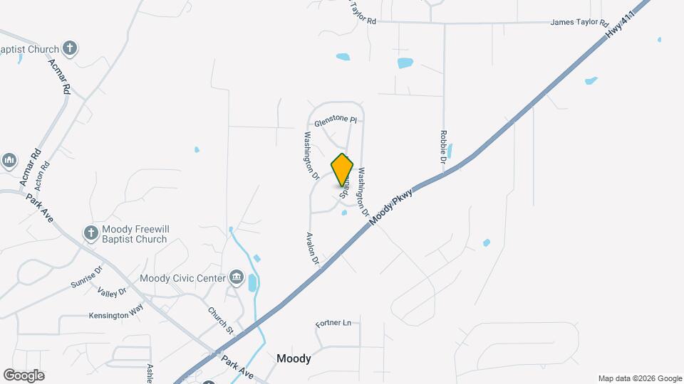 2111 Spaulding Pl Map and Location Details