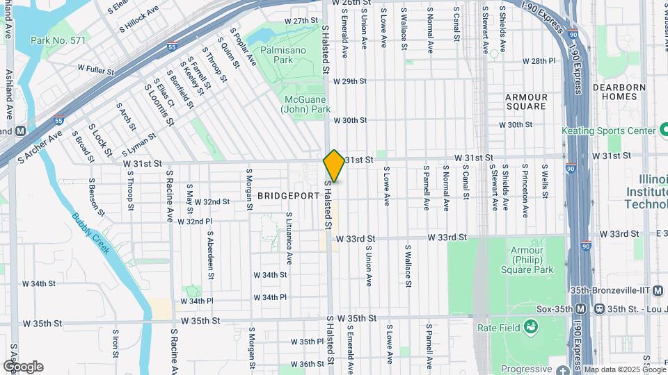 3143 S Halsted St Map and Location Details