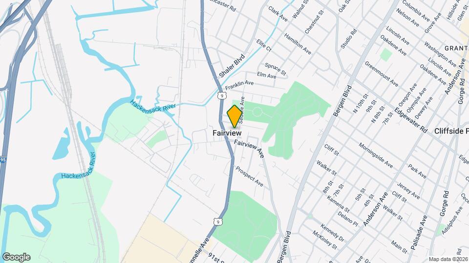 735 Tracy Ave, Unit Fairview apt Map and Location Details