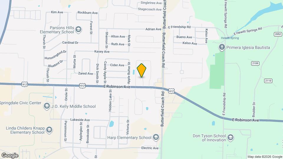 1924 Aspen St Map and Location Details