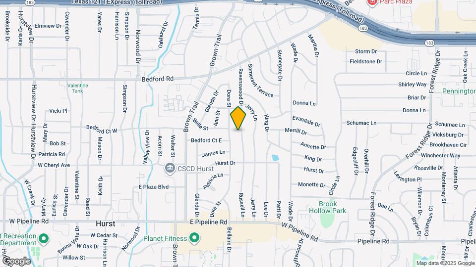 1101 Russell Ln Map and Location Details