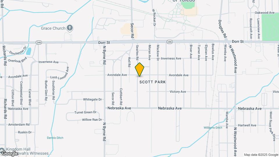 822 Searles Rd Map and Location Details