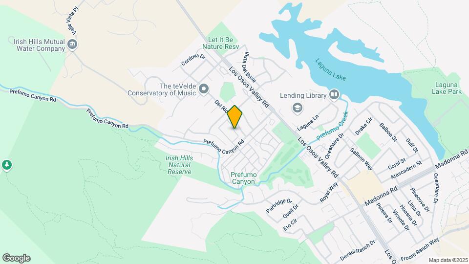 1750 Prefumo Canyon Rd Map and Location Details