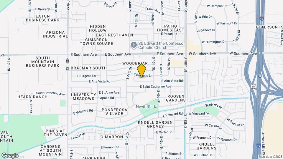 4450 E Alta Vista Rd Mapa y Detalles de la Ubicación