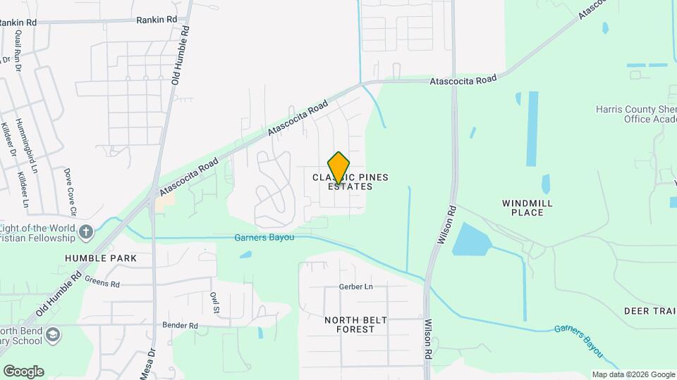 3615 Atascocita Elm Dr Map and Location Details