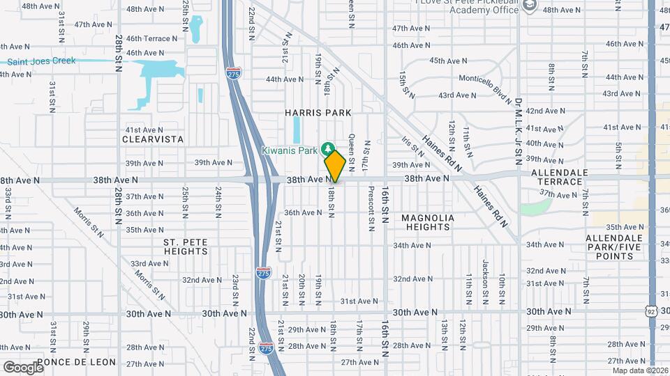 3725 18th St N Map and Location Details