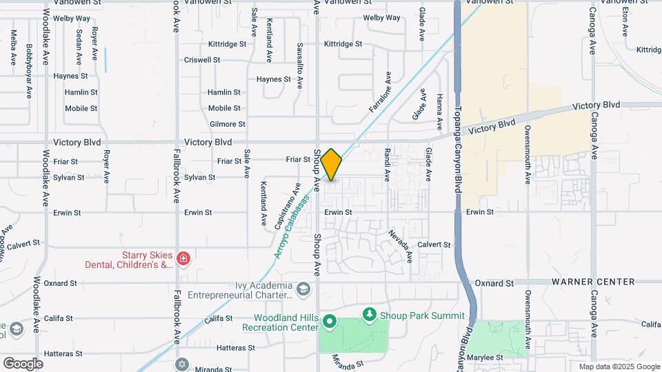 6238 1/2 Shoup Ave Map and Location Details