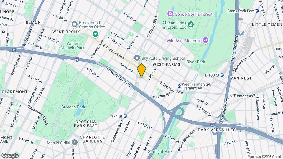 Crotona Senior Apartments Map and Location Details